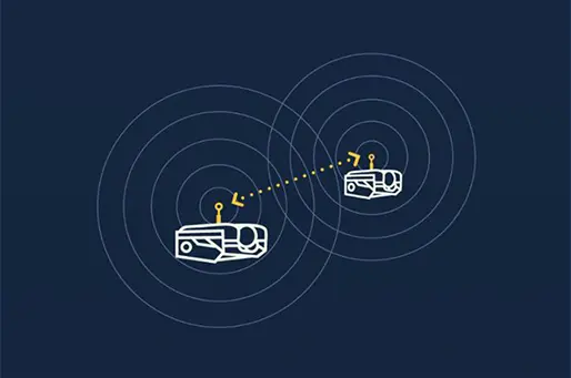 Modem M16 1000 m range and 600 m depth rating AUVs with acoustic modems example