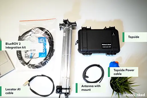 Underwater GPS components Set up your UGPS easily